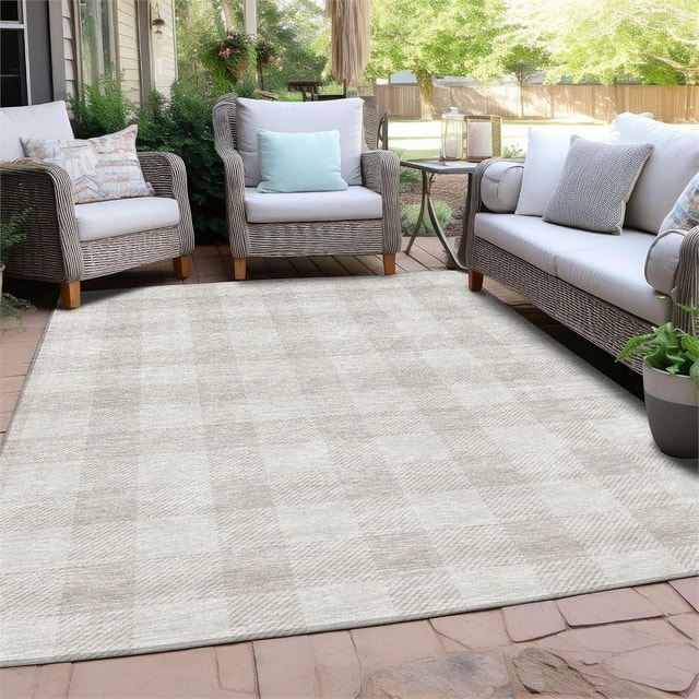 Addison Chantille Ivory 8' x 10' Indoor/Outdoor Patio Rug - photo 2