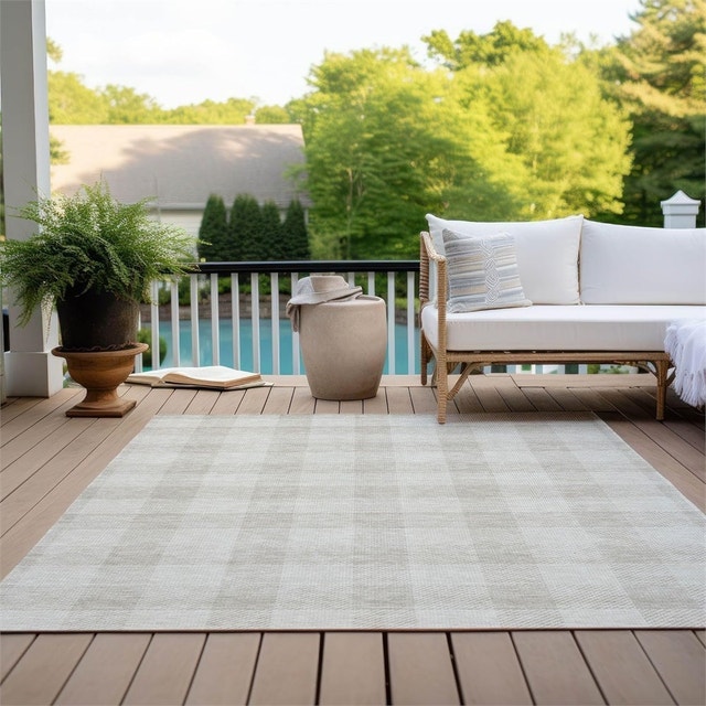 Addison Chantille Ivory 8' x 10' Indoor/Outdoor Patio Rug - photo 4