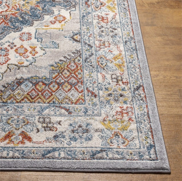 7'8" x 10' 2" Flatiron Oriental Grey Area Rug - photo 3