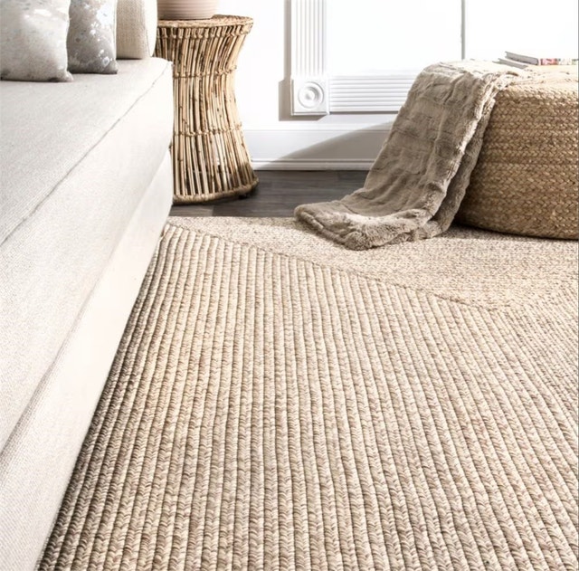 nuLOOM Braided Lefebvre Tan 12 ft. x 18 ft. Area Rug - photo 3