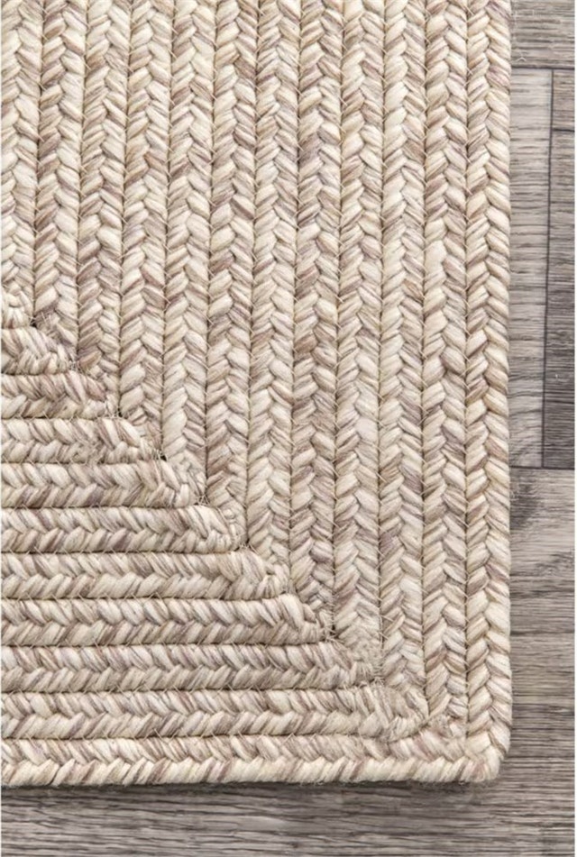 nuLOOM Braided Lefebvre Tan 12 ft. x 18 ft. Area Rug - photo 4