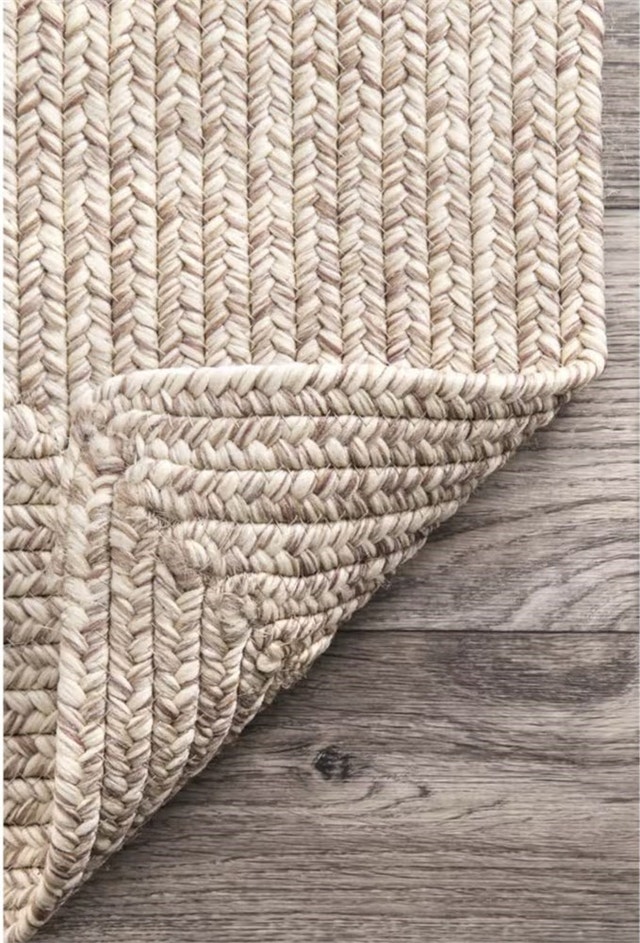nuLOOM Braided Lefebvre Tan 12 ft. x 18 ft. Area Rug - photo 5