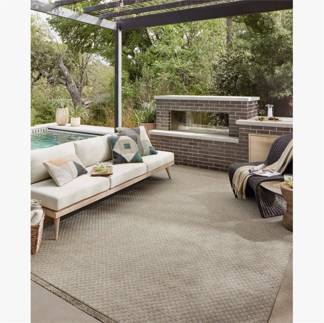 Loloi II Dawn Indoor/Outdoor Natural Area Rug 5'1" x 7'