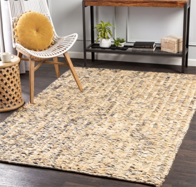 8' x 10' Surya Valkeveen Global Charcoal Area Rug