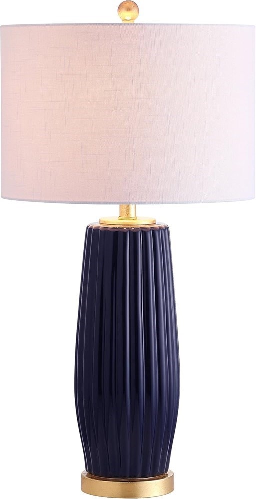 JONATHAN Y Roman 28.5" Ceramic Table Lamp, Navy JYL5045A - photo 3