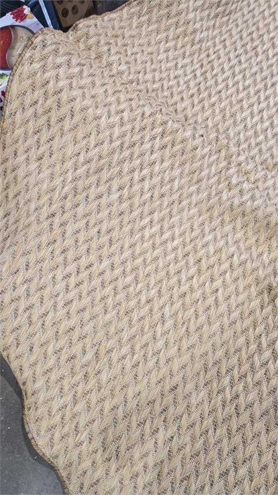 8' round, Malaya Herringbone Power Loom Indoor/Outdoor Rug - photo 3