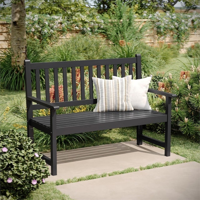 Flash Furniture Adele Commercial Indoor/Outdoor Acacia Wood Benc