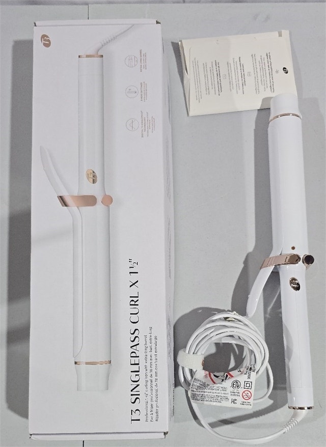 T3 SinglePass Curl X Extra-Long Barrel Curling Iron with 9 Heat - photo 3
