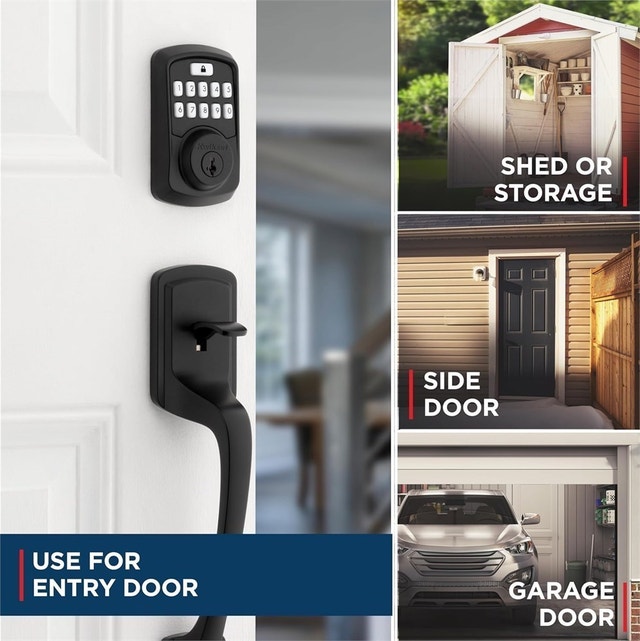 Weiser Aura Matte Black Bluetooth Door Lock - photo 2