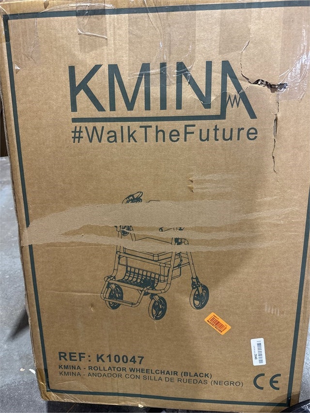 KMINA Walker for Seniors with Seat, Lightweight Folding Rollator - photo 3