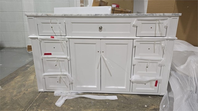 48 In. Single Bathroom Vanity Set In White by Elegant - photo 5