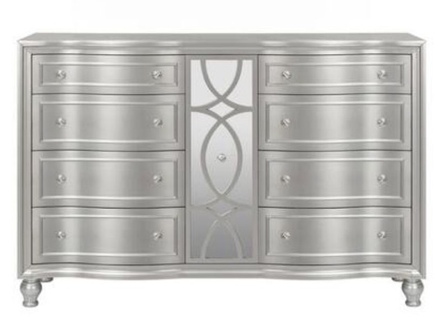 Classic Furniture Reflections Gray 8-Drawer 68 in. Wood Dresser - photo 4