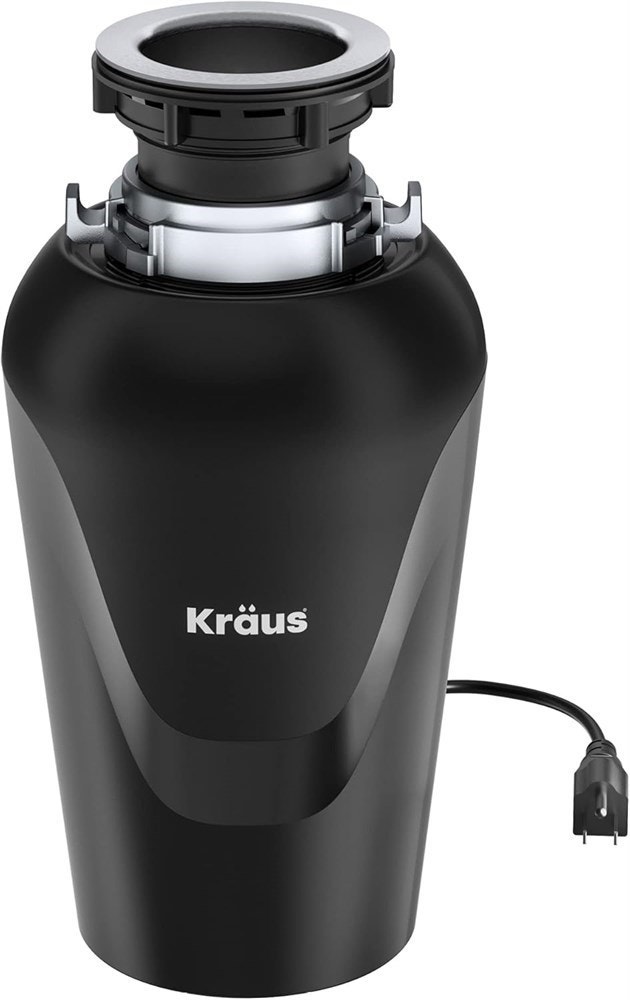 Kraus KWD100-75MBL WasteGuard Continuous Feed Garbage Disposal