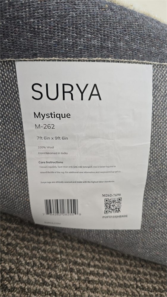 7'-6" W X 9'-6" L Surya Mystique Handmade Wool Rug - photo 5