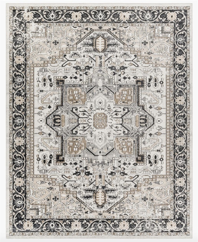 6'7" x 9' SURYA Lavadora Machine Woven Rug LVR-2322 - photo 2