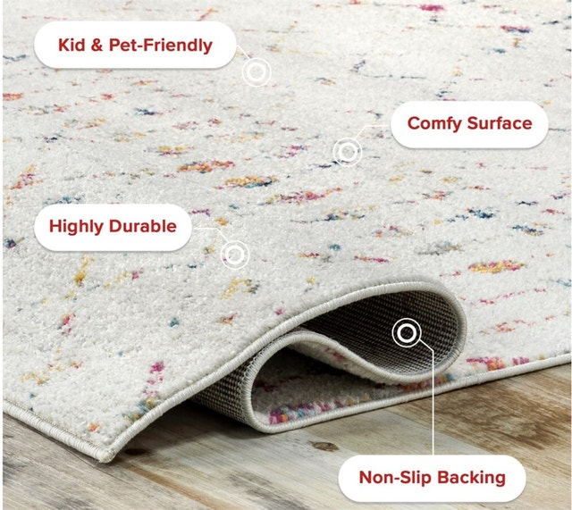 nuLOOM Moroccan Blythe Light Multi 8 ft. x 10 ft. Area Rug - photo 5