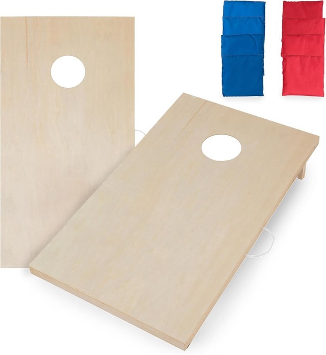 Triumph Sports 2x4 and 2x3 Solid Wood Premium Cornhole Sets
