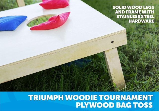 Triumph Sports 2x4 and 2x3 Solid Wood Premium Cornhole Sets - photo 3
