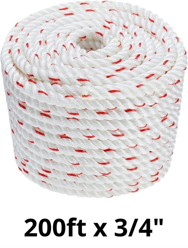 200ft x 3/4" SearQing Arborist Rope, High Strength Tree Felling