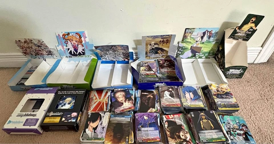 Giant Lot of Weiss Schwarz TCG Anime Cards