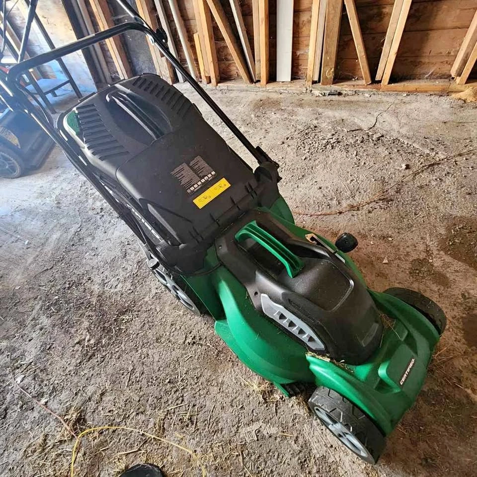 12A 16-inch Electric Lawn Mower with collection bag