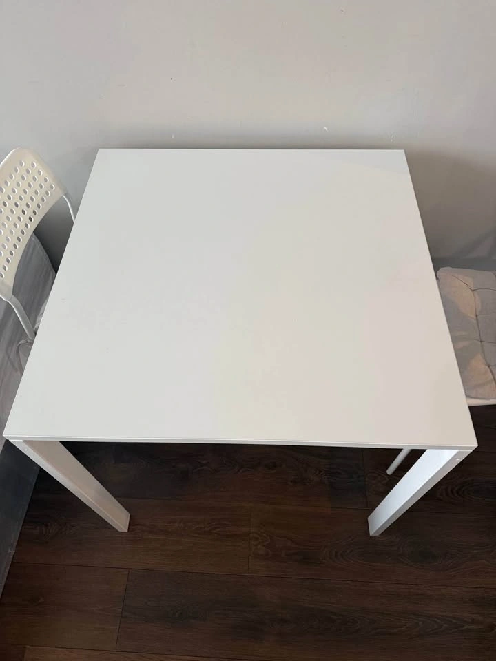 IKEA MELLTORP Dining Table with 4 IKEA ADDE chairs - photo 4