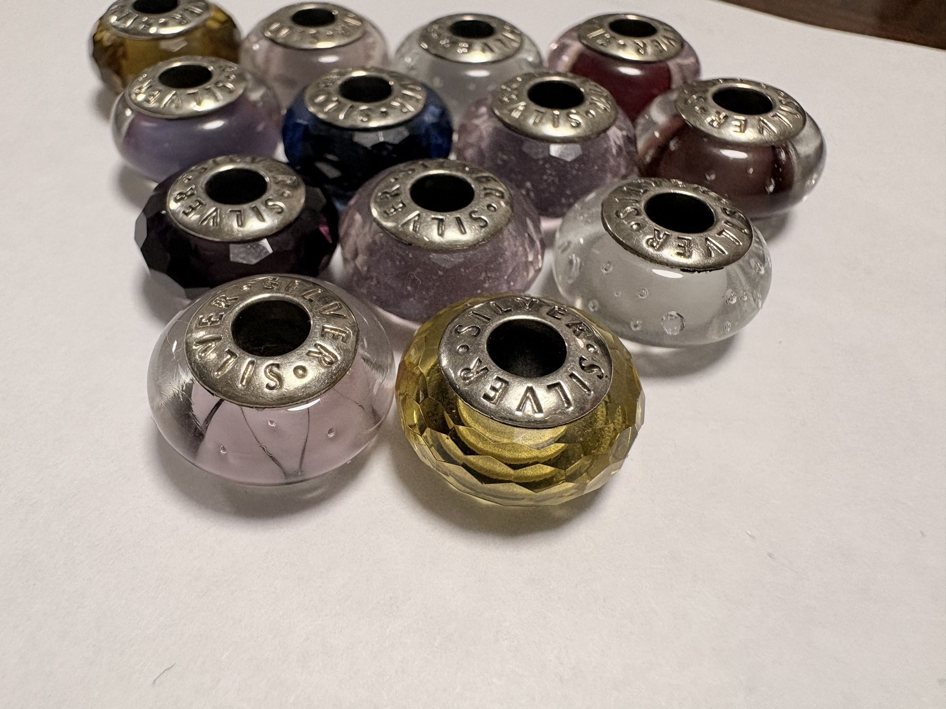 Various Glass Beads Lot Of 13 - photo 2