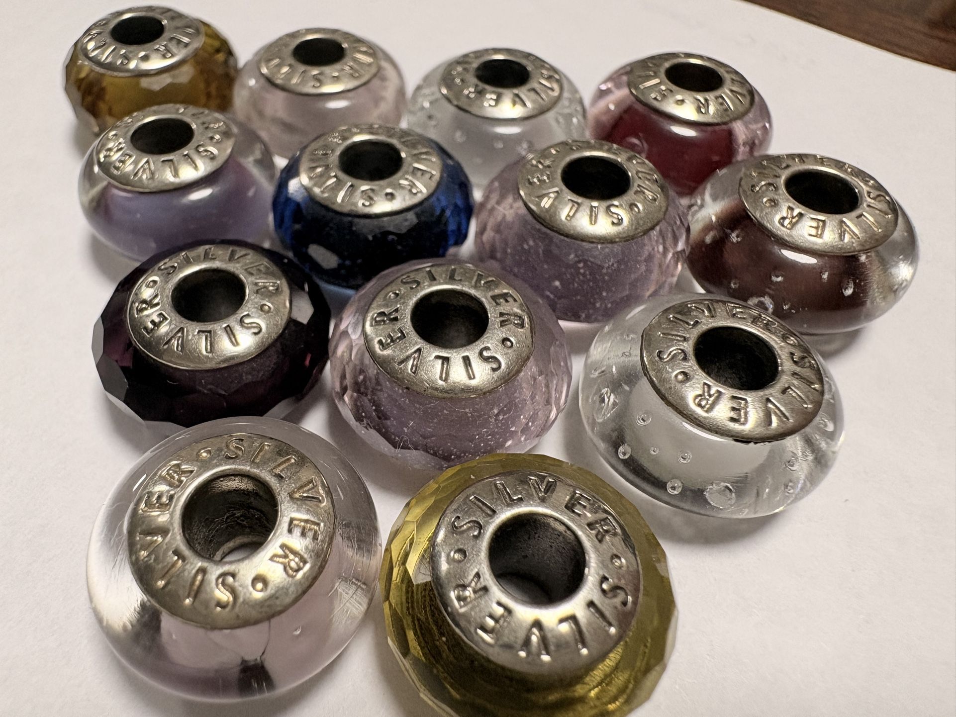 Various Glass Beads Lot Of 13 - photo 3
