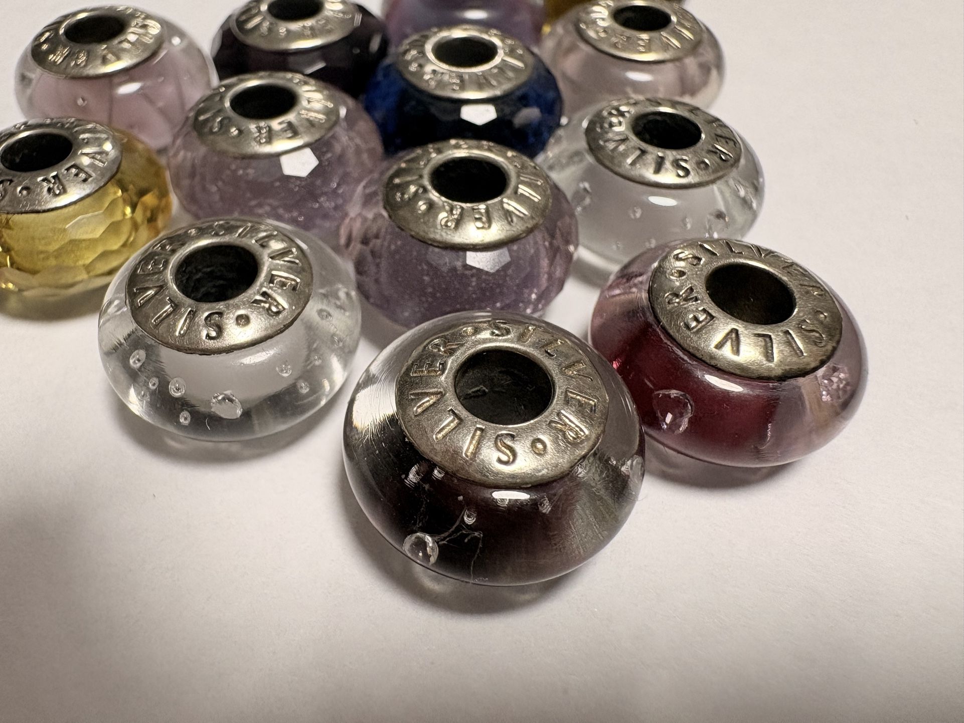 Various Glass Beads Lot Of 13 - photo 4