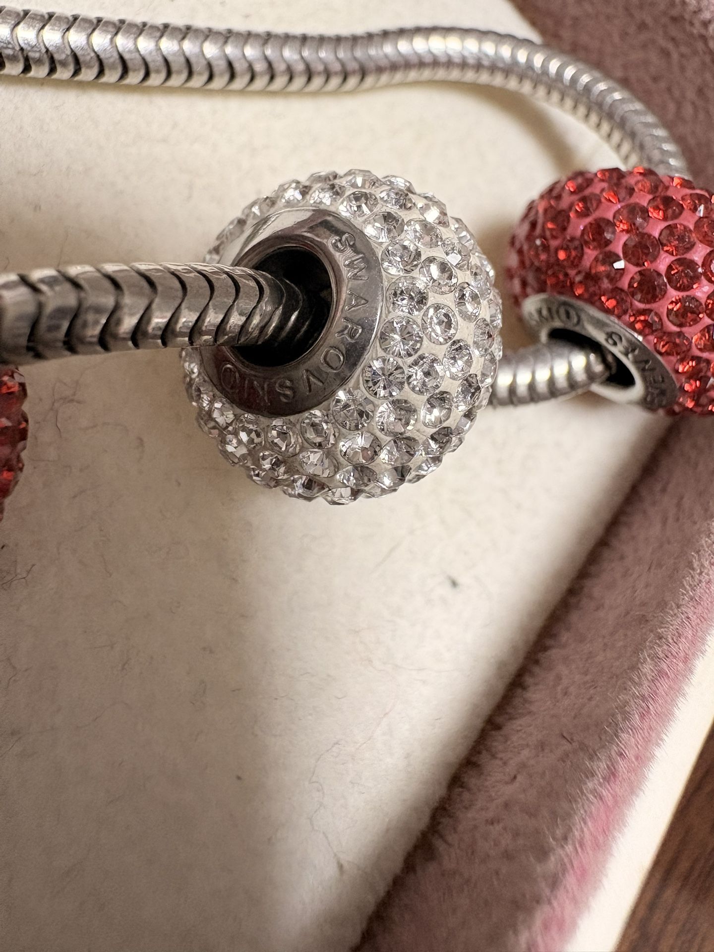 3 Swarovski Crystal Charms - photo 2