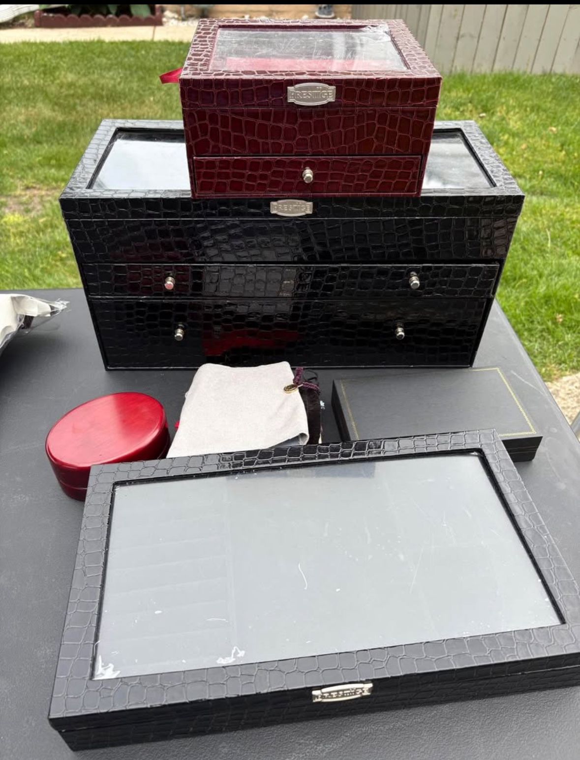 4 Rectangular Jewelry Box And Others Small Boxes