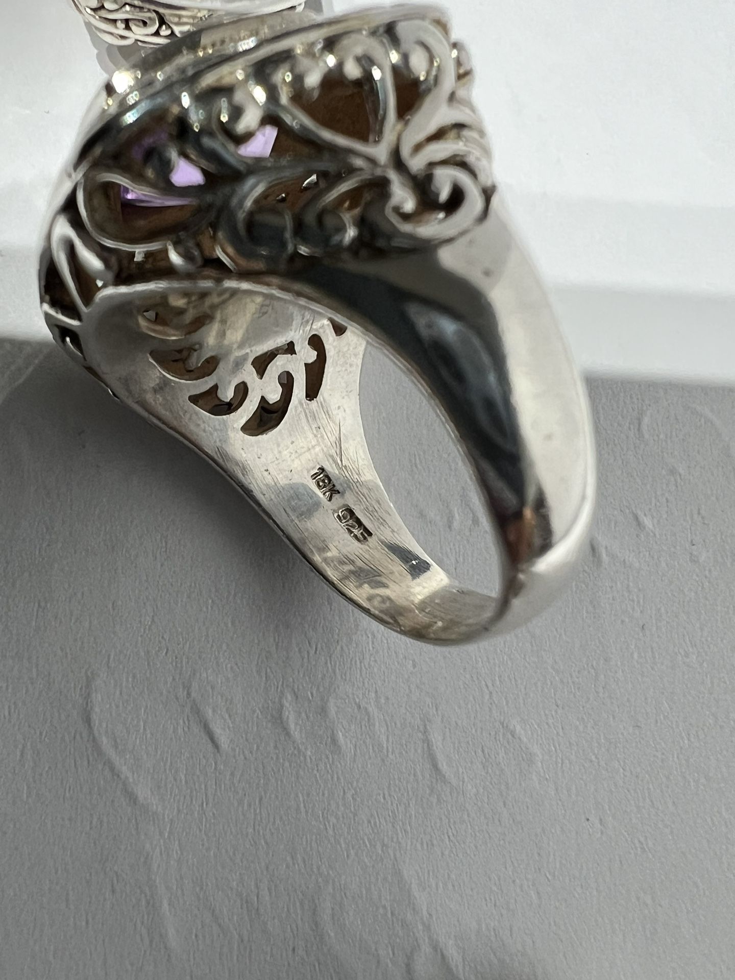 Eleganza Designer Earrings Set & Ring Size 9 - photo 5