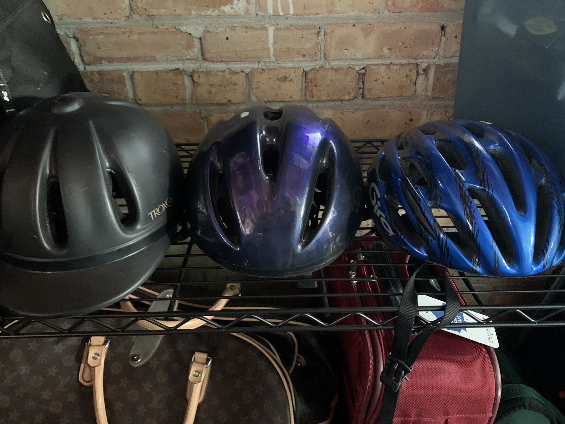 2 Bike Helmet - 1 Riding Helmet