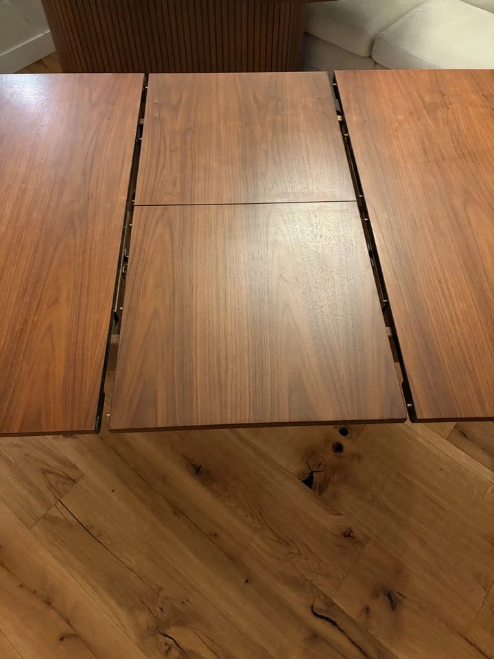 Mid century Modern Walnut Dining Table (expandable) - photo 3