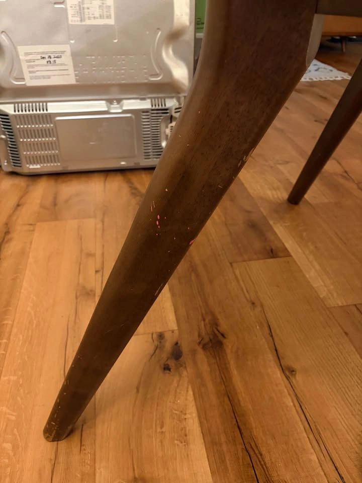 Mid century Modern Walnut Dining Table (expandable) - photo 5