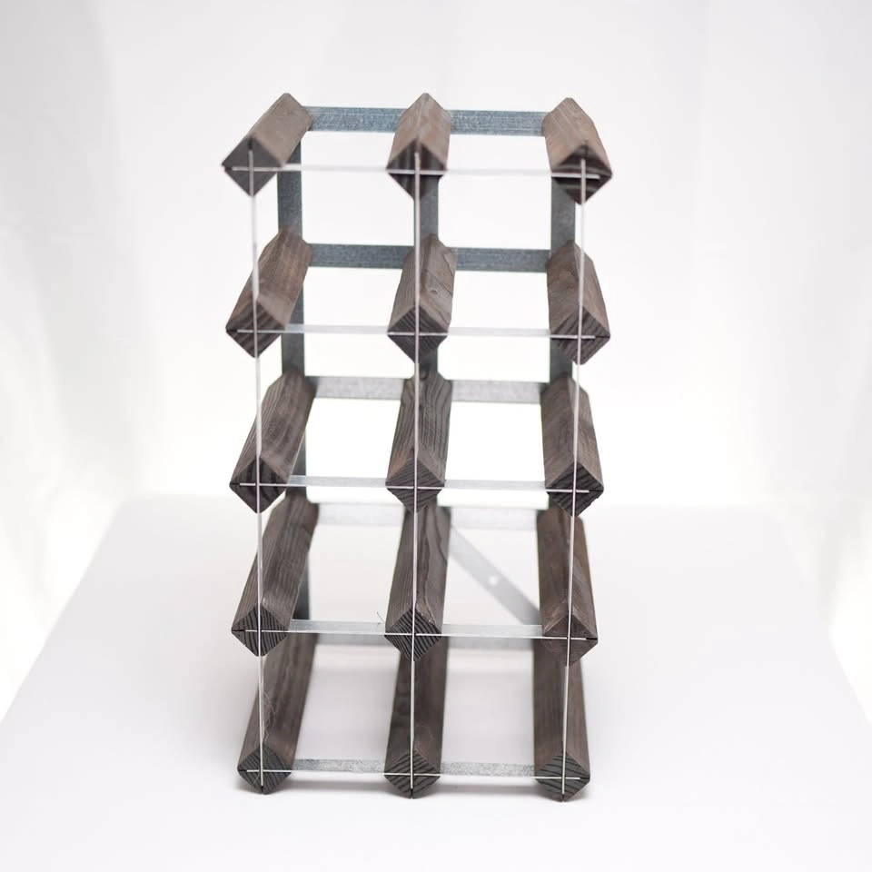 12 Bottle Free Standing Wine Bottle Rack - photo 5