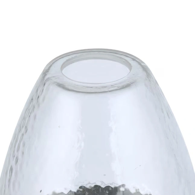Cone Clear Textured glass Pendant light shade - photo 3