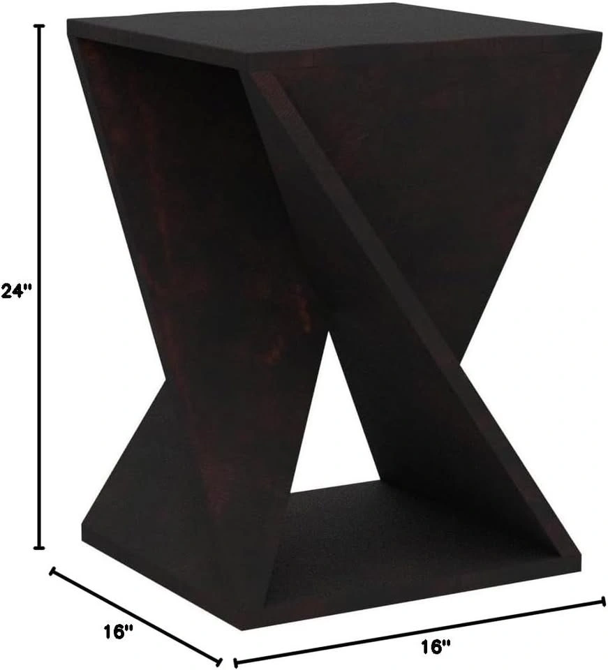 Jofran Global Archive Jasper Modern Wood Table - Espresso - photo 4