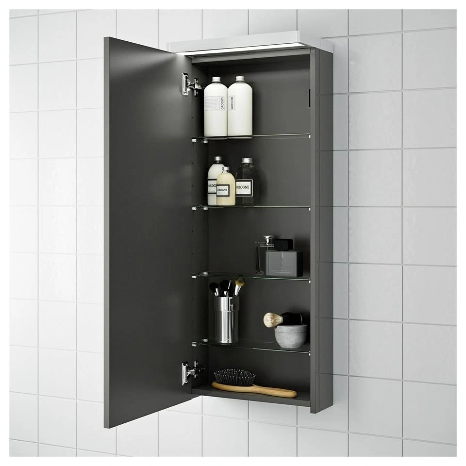 IKEA GODMORGON Bathroom Wall Cabinet with 1 Door - Grey