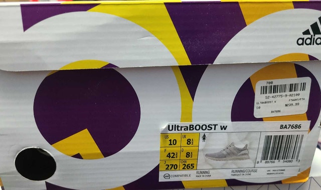 Womens Triple White Adidas Ultra Boost white sneakers - photo 3