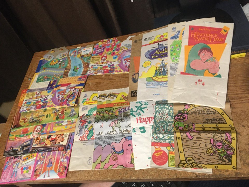 LOT OF 20 MCDONALDS HAPPY MEAL BOXES & BAGS - photo 2