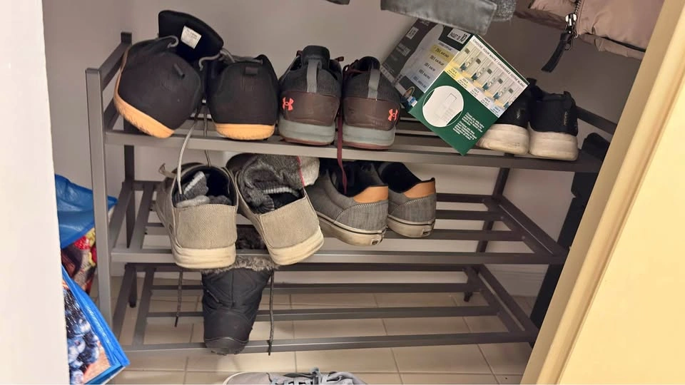 Metal 3-Tier Shoe Rack