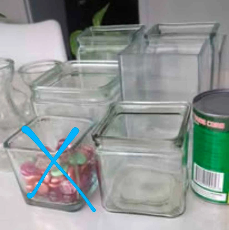 10 decorative glass vases/votives/candle jars - photo 3