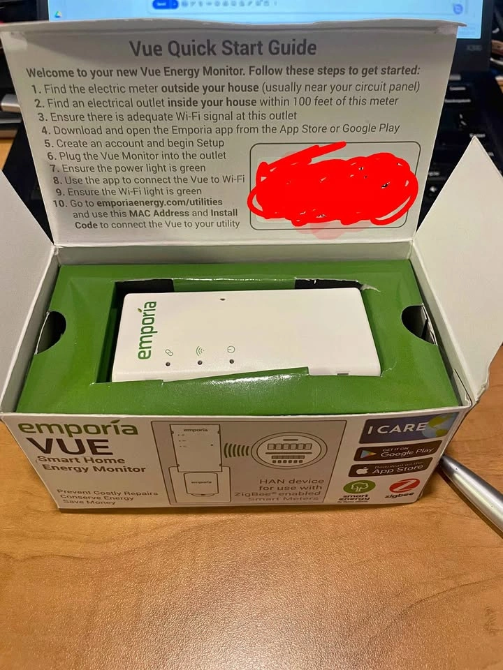 Emporia Energy Monitor- Utility Vue Connect