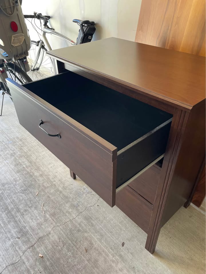 Wood 3-Drawer Dresser - photo 3
