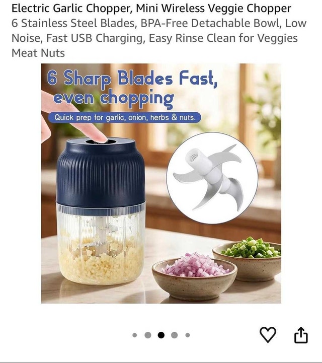 Electric Garlic Chopper