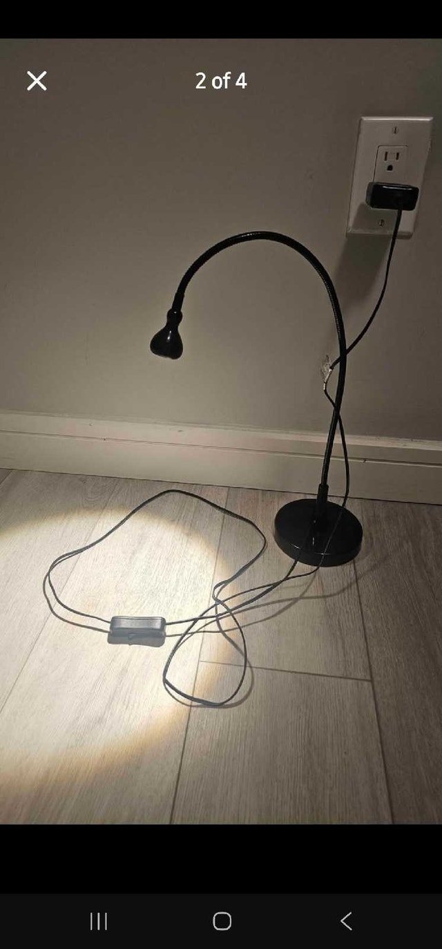 Black Flexible Desk Lamp - photo 2