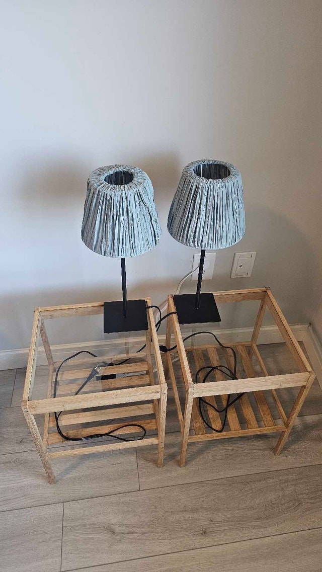IKEA Side Tables with Lamps - photo 2