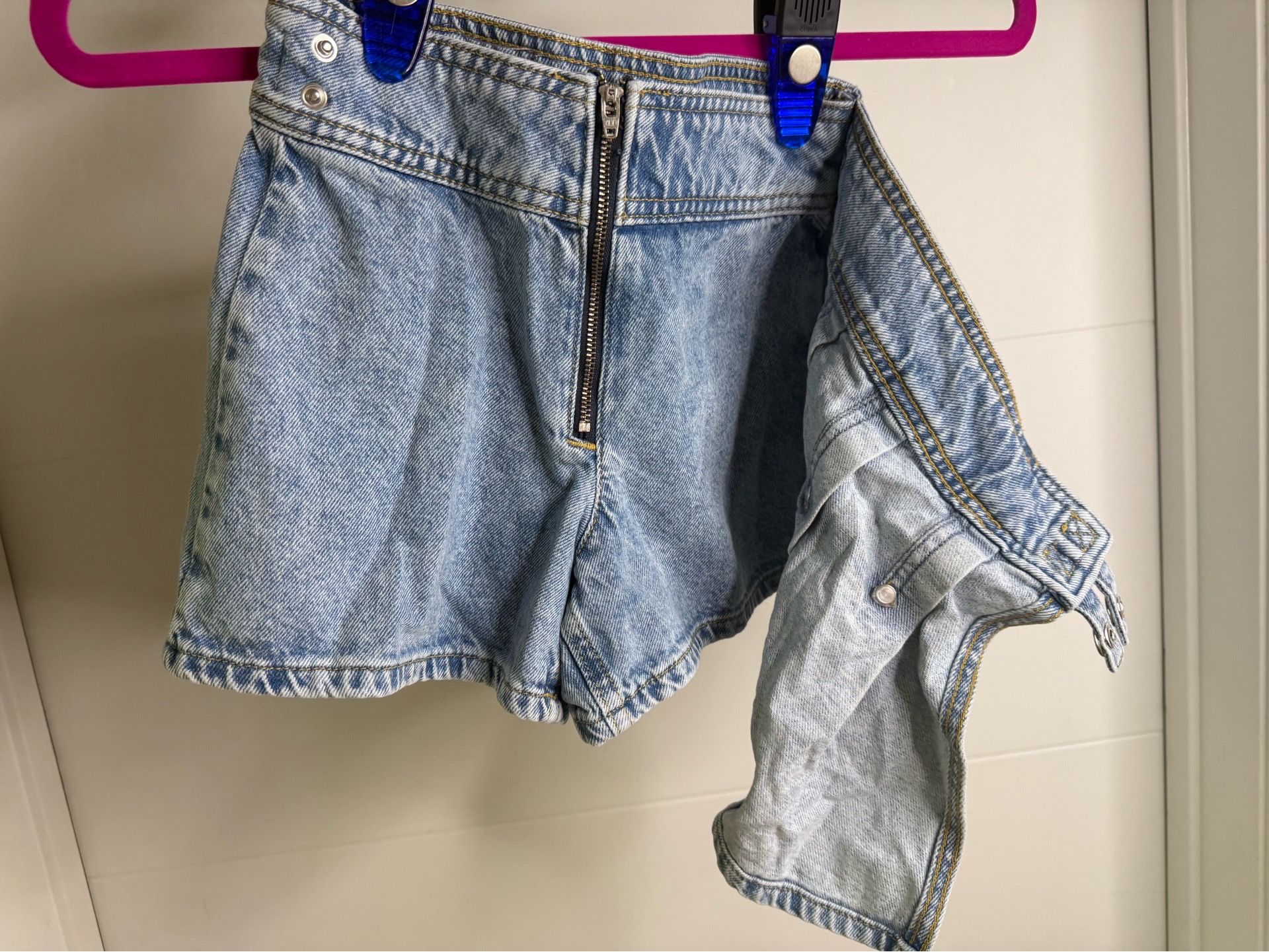 Zara Kids Girls Denim Skort Size 9 (Zipper Front) - photo 2
