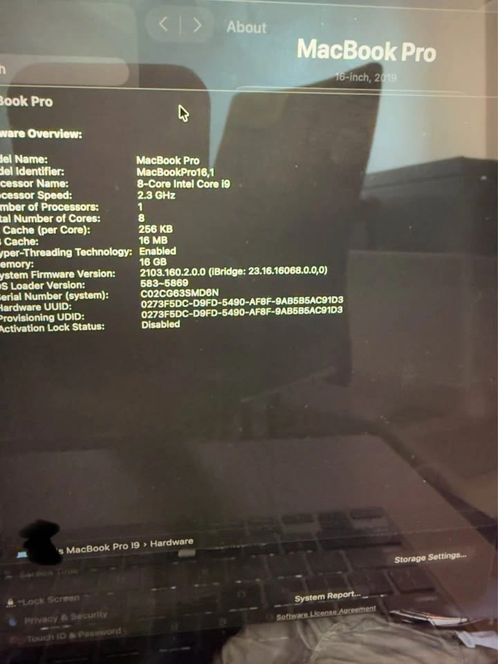 Apple MacBook Pro 16-inch 2019 i9 16GB RAM 1TB SSD - photo 3
